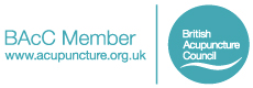 British Acupuncture Society Logo Click to visit the BAcC's website